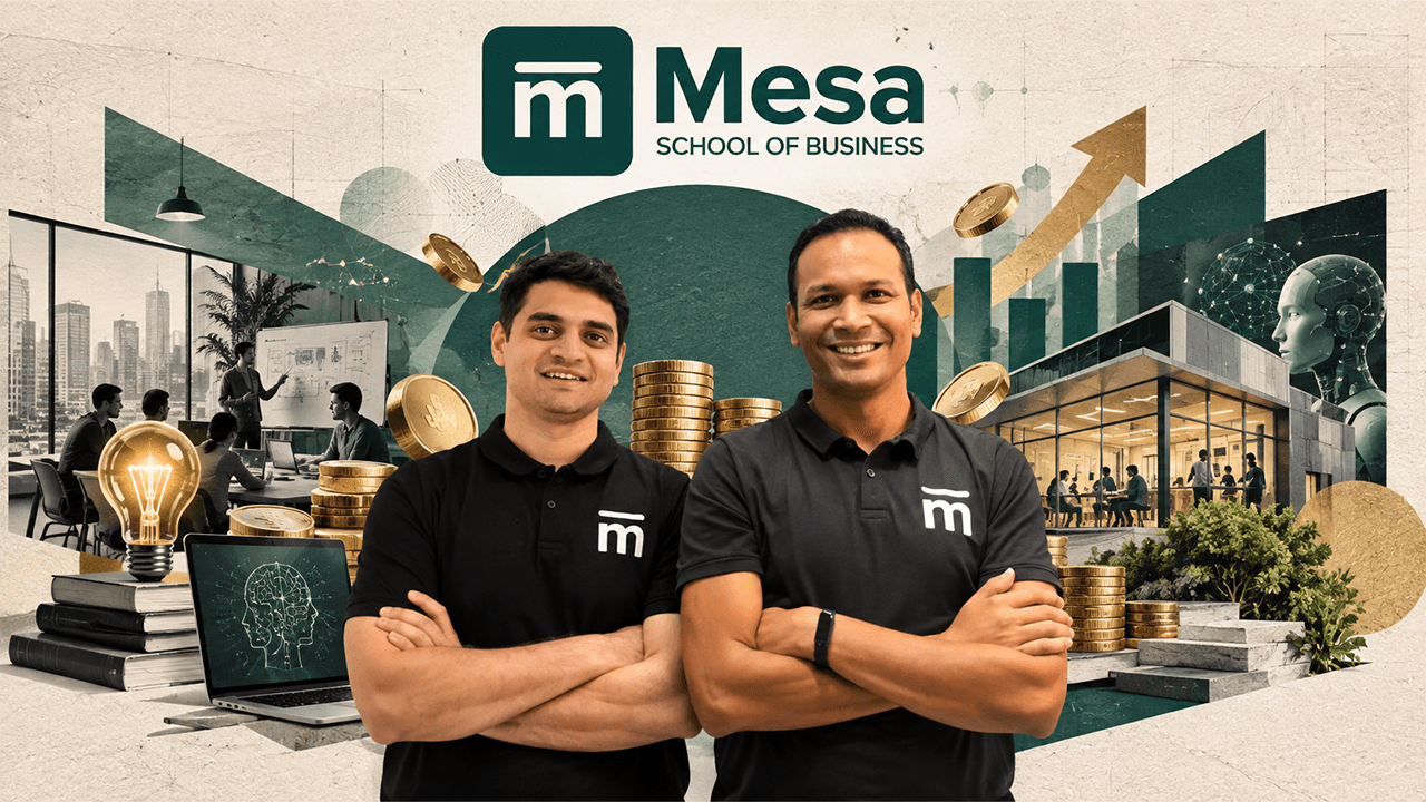 Cover image for Mesa School of Business raises Rs 110 Cr in equity and debt