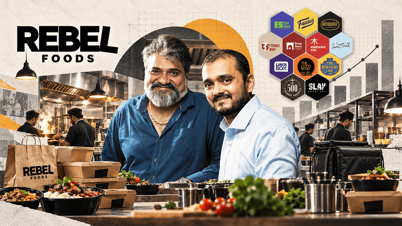 Cover image for Rebel Foods reports Rs 1,952 Cr revenue in FY26, losses narrow 16%