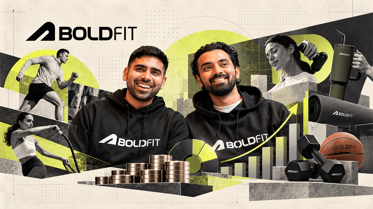 Cover image for Decoding: Boldfit founders retain 78.23% stake after Rs 400 Cr Series B
