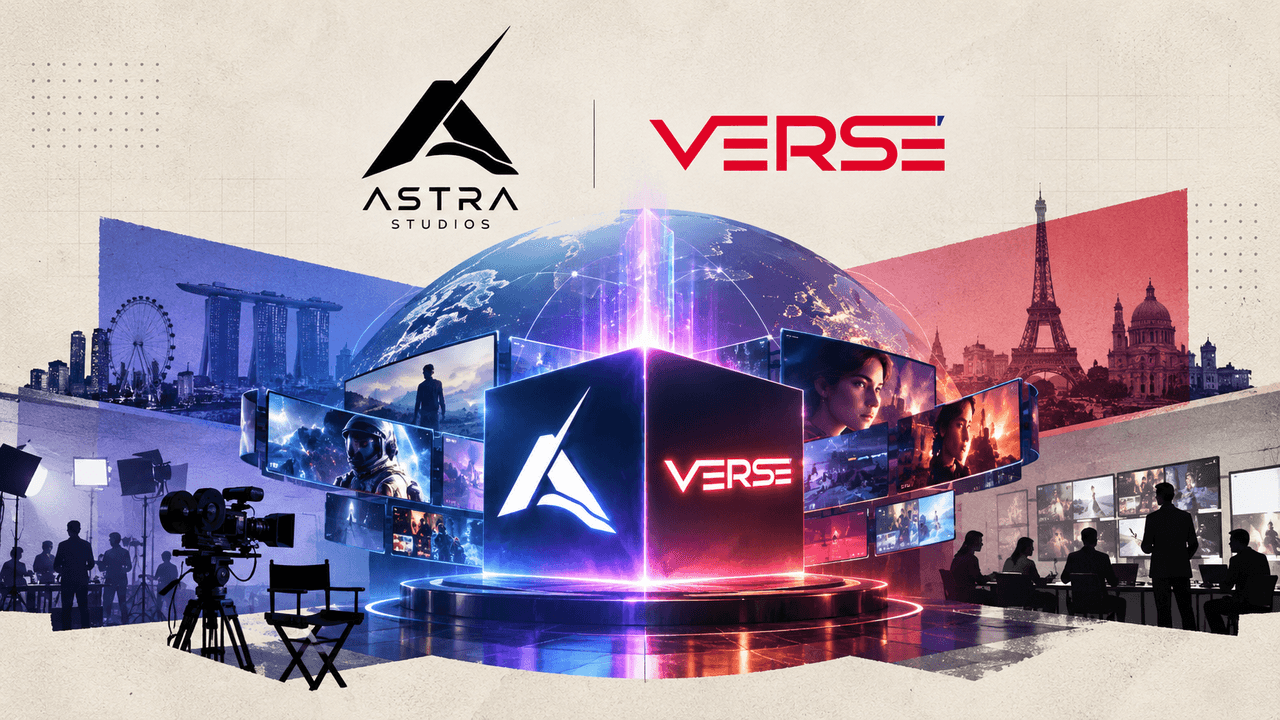 Cover image for Astra Studios and VerSe Innovation launch AI content production alliance