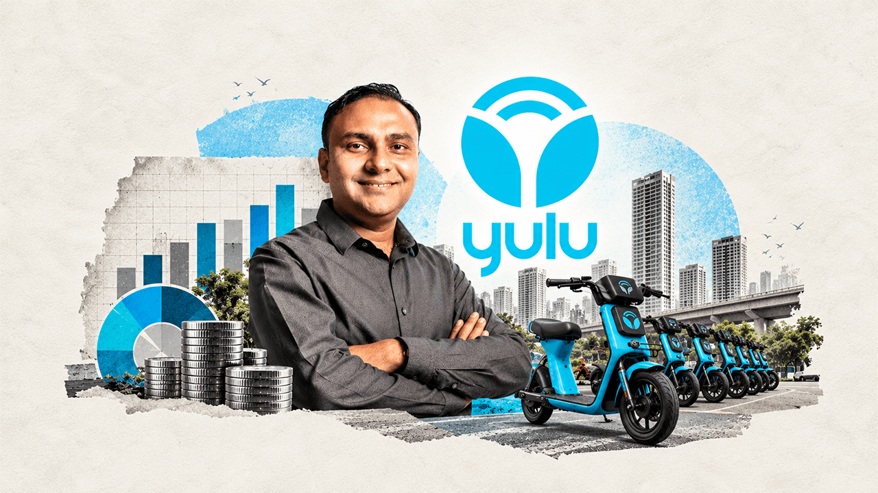 Cover image for Yulu reports Rs 281 Cr revenue and Rs 97 Cr loss in FY26