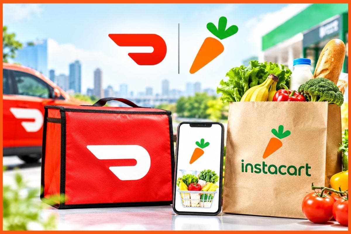 Cover image for DoorDash’s $17 Billion Instacart Acquisition to Strengthen its Grocery Delivery Business