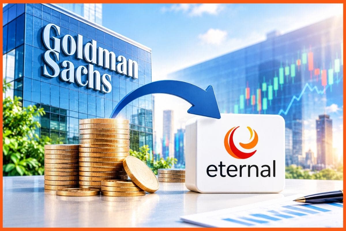 Cover image for Goldman Sachs Offloads Eternal Stake in INR 169 Crore Block Deal