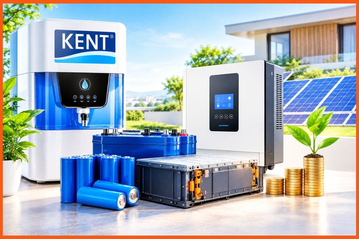 Cover image for KENT RO Enters Lithium Battery and Inverter Market with INR 250 Crore Investment