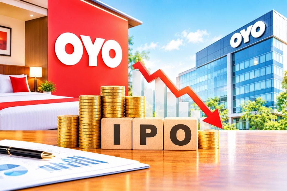 Cover image for OYO Parent PRISM Reduces IPO Fresh Issue by Nearly 50% to INR 3,350 Crore