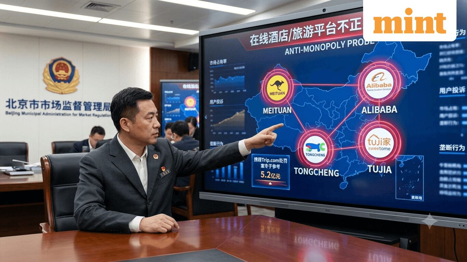 Cover image for Alibaba, Meituan units in trouble? China antitrust probe follows Trip.com’s $776 million penalty