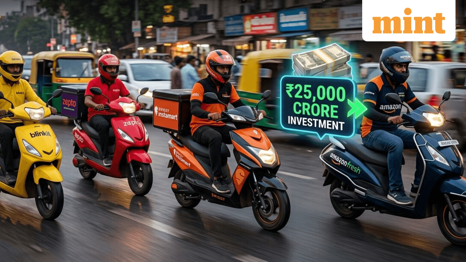 Cover image for Amazon plans to invest ₹25,000 crore in India's quick-commerce sector, but can it catch up to Blinkit, Zepto and Swiggy?