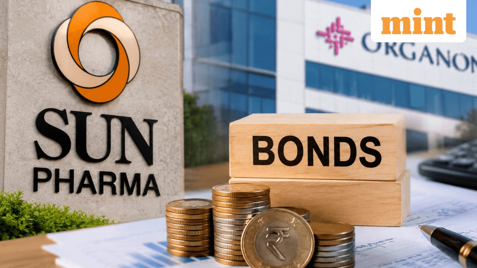 Cover image for Sun Pharma plans ₹10,000 crore bond sale to refinance Organon acquisition loan: Report