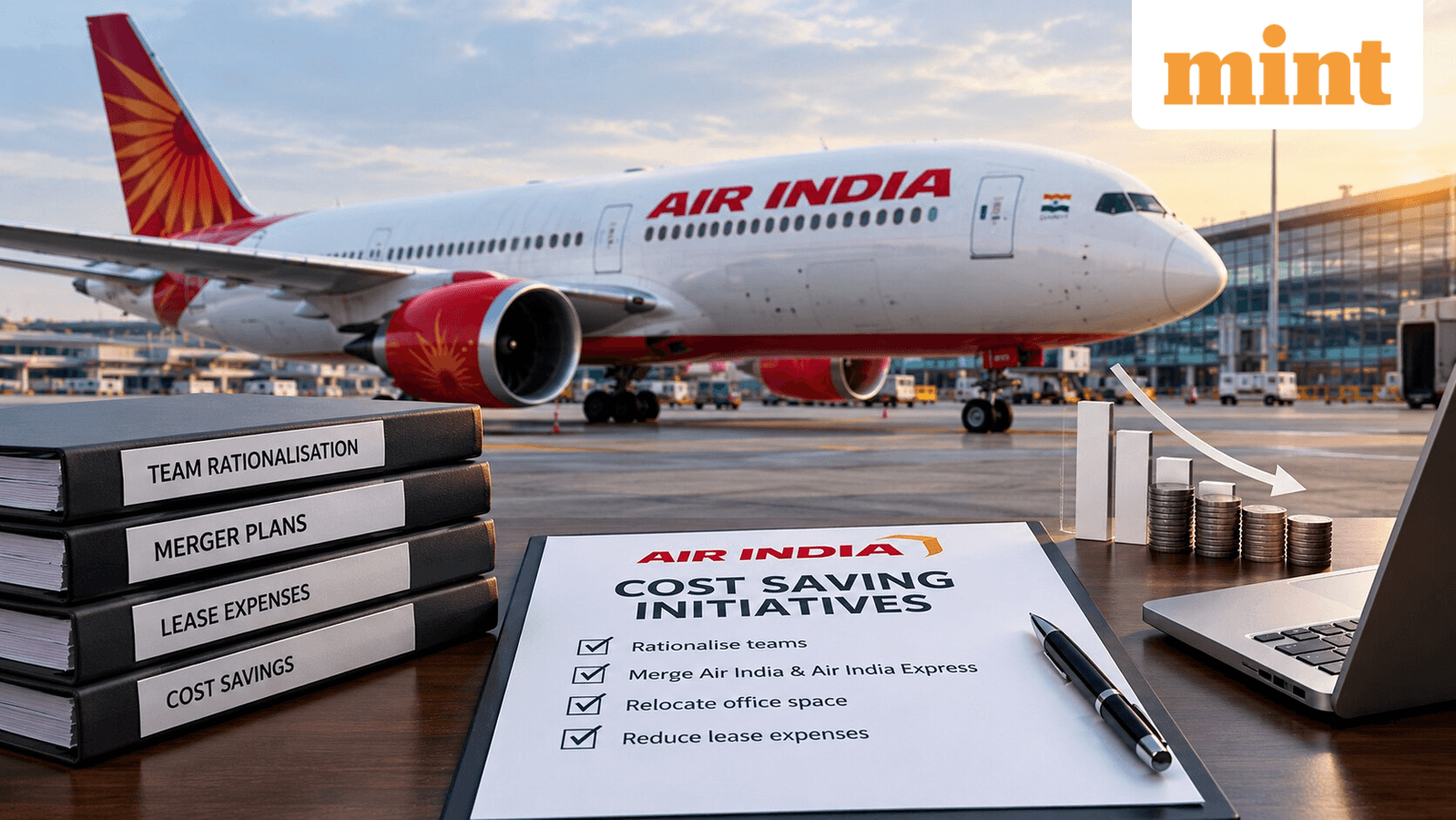 Cover image for Air India CEO Tewolde Gebremariam sets up committee to explore cost cuts, team mergers and lower office lease expenses