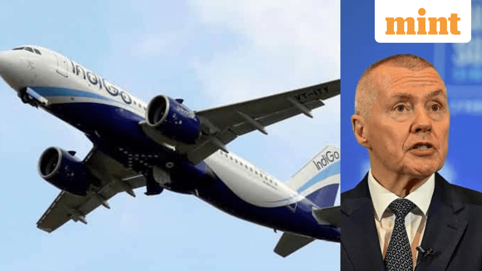 Cover image for IndiGo CEO Willie Walsh says fare hikes unavoidable amid fuel cost surge as airline posts ₹1,879.1 crore Q2 loss