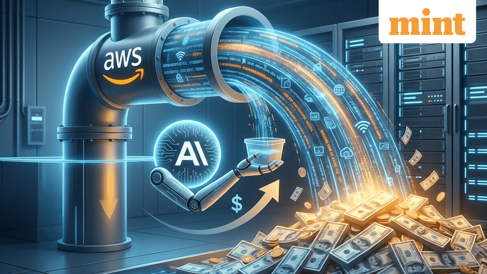 Cover image for Amazon's cloud business grows 39%, but $42 billion in cash flows out: Is AI spending becoming too expensive?