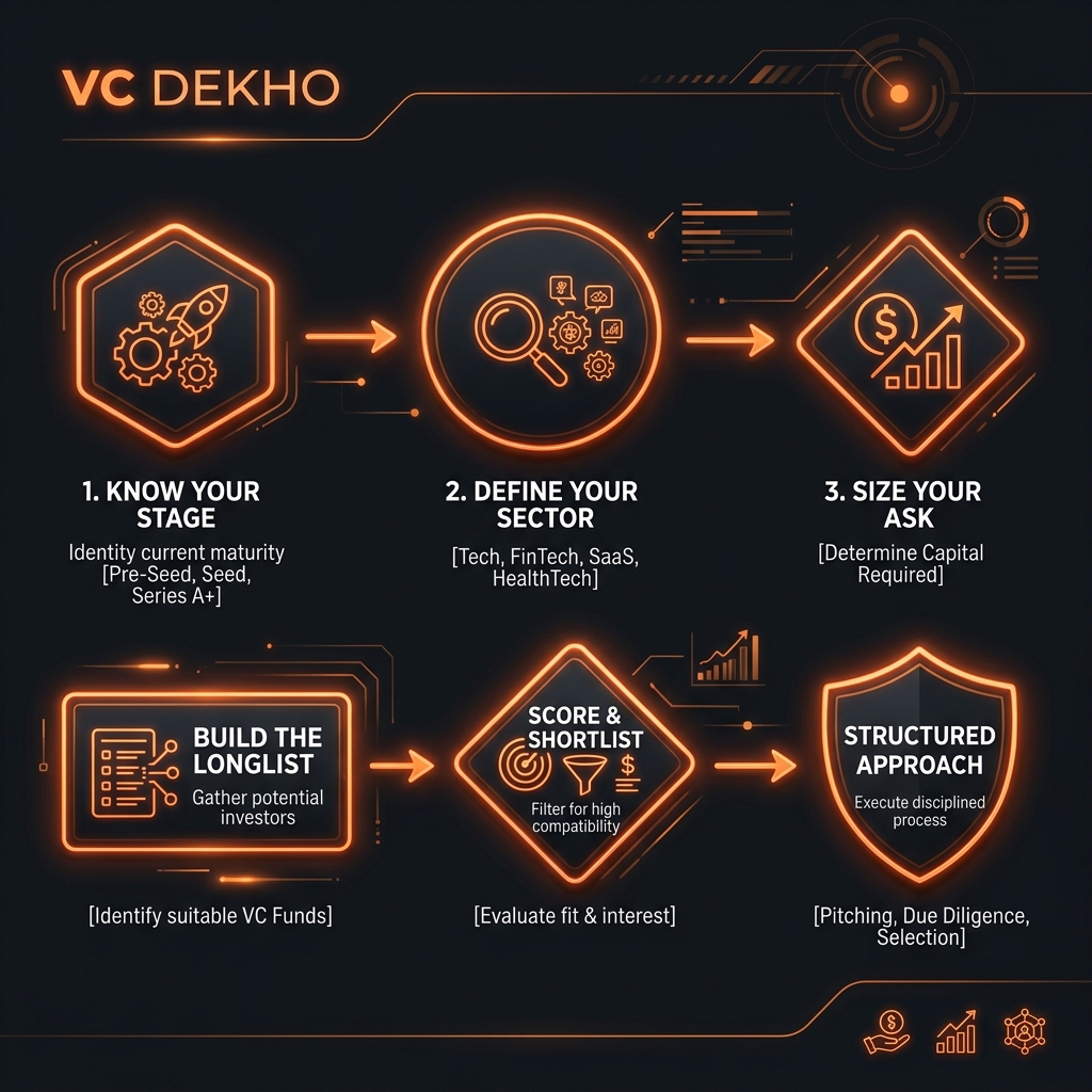 6-step framework for Indian founders to find and shortlist the right VC for their startup